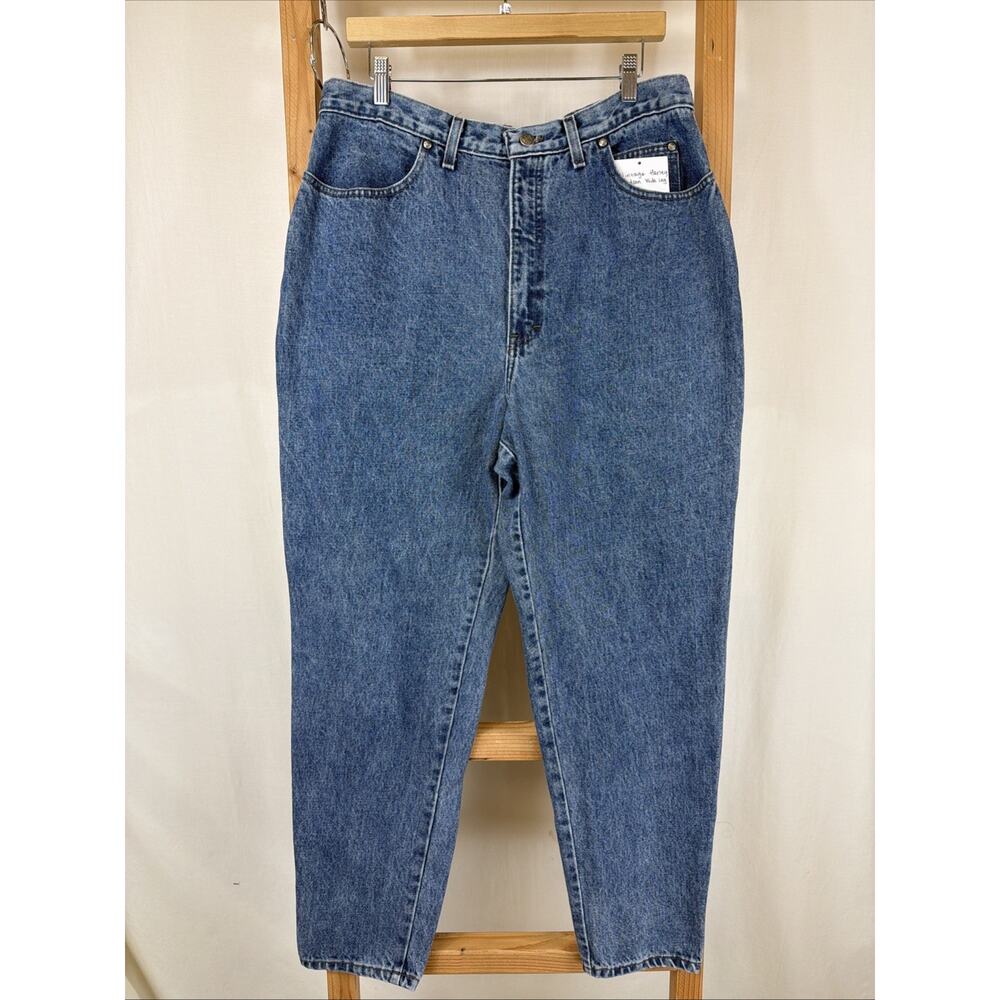 Vintage Harley Davidson 5 Pocket Button Zip Wide Leg Jeans #1213 Size 18 USA